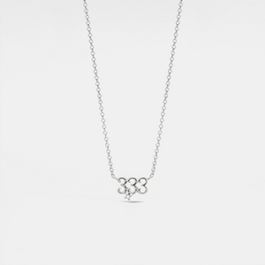 Small Angel Number Pendant Necklace