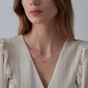 Small Angel Number Pendant Necklace