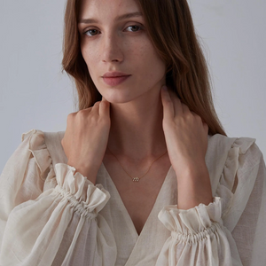 Small Angel Number Pendant Necklace