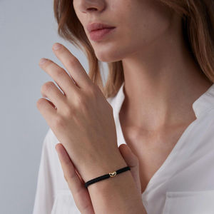 Kidney Bean Couple Matching Rope Bracelet