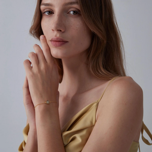 Braccialetto Impilabile con Ciondolo Occhio Turco Malvagio