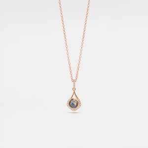 Custom Photo Projection Charm Necklace