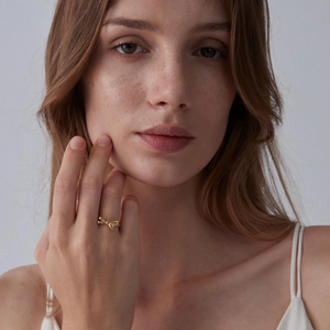 Dainty Bow Tie Stacking Band Ring