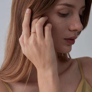 Minimalist Chain Link Stacking Band Ring