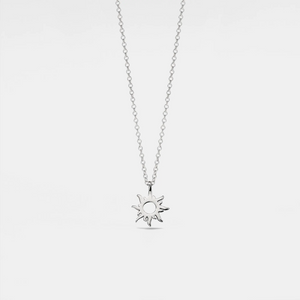 Dainty Sun Charm Layering Necklace