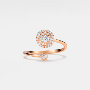 Halo-Einstellung Angst Fidget Spinner Ring