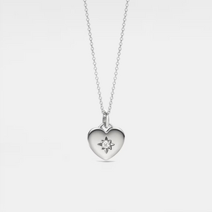 Custom Star Heart Photo Locket Necklace