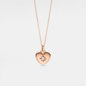 Custom Star Heart Photo Locket Necklace