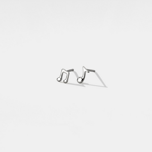 Orecchini a perno con nota musicale Tiny Mismatch