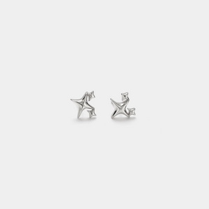 Tiny Small Minimalist Star Stud Earrings