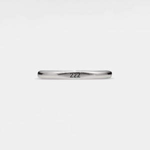 Angel Number Thin Band Stacking Ring