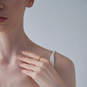 Angel Number Thin Band Stacking Ring