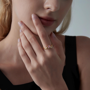 The Little Prince Rose Couple Matching Ring