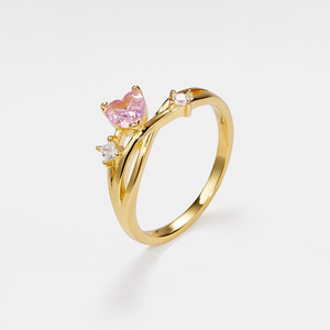 The Little Prince Rose Couple Matching Ring