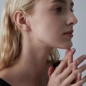 Tiny Small Rose Flower Cartilage Stud Earrings