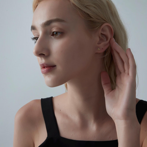 Tiny Small Rose Flower Cartilage Stud Earrings