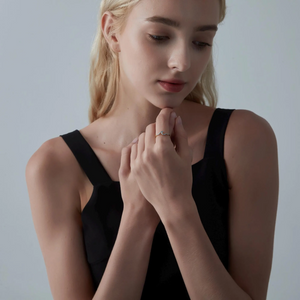 Blue Stone Ocean Sea Wave Beach Ring