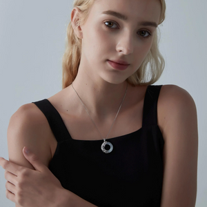 Mountain Ocean Matching Couple Rope Necklace