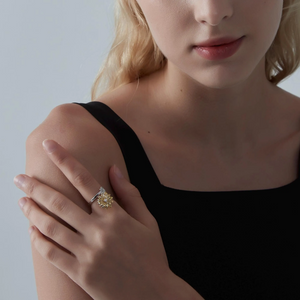 Sunflower Bee Anxiety Fidget Spinner Ring