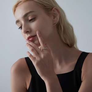 Brilliant Moissanite Stacking Thin Band Ring