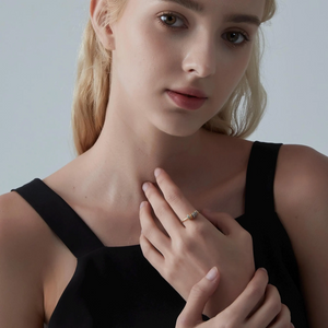 Rainbow Bead Anxiety Fidget Spinner Ring