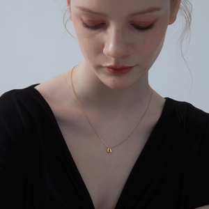 Custom Initial Letter Pendant Necklace