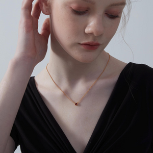 Custom Birthstone Charm Layering Necklace