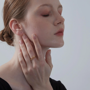 Custom Initial Letter Stacking Bypass Ring