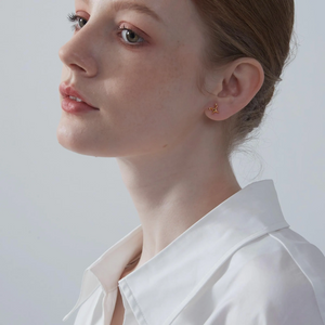 Tiny Small Minimalist Star Stud Earrings