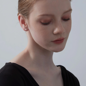 Tiny Small Pearl Cartilage Stud Earrings