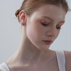 Tiny Small Four Leaf Clover Stud Earrings