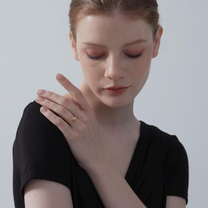 Moon Star Anxiety Fidget Spinner Ring