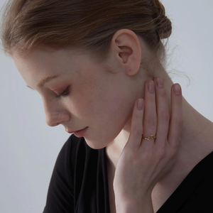 Cute Dachshund Dog Stacking Open Ring