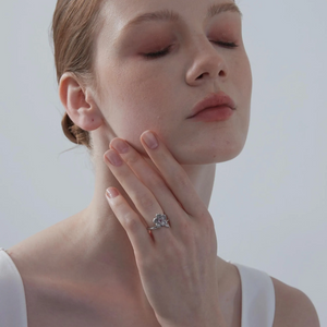 Cherry Blossom Flower Bypass Ring