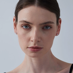 Round Moissanite Ball End Stud Earrings