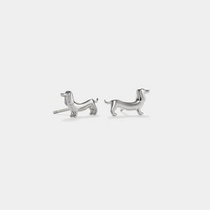 Dachshund Dog Statement Stud Earrings
