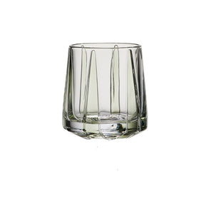 Color Stripe Hexagonal Drinking Glass