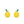 Yellow Enamel Lemon Green CZ Stud Earrings