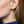 Tiny Engraved Heart Chain Threader Earrings
