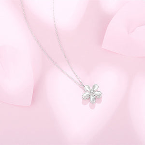 Mondstein-Blumen-Fidget-Spinner-Halskette