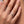Textured Heart Organic Wave Band Stack Ring