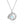Wing Twig Wreath Moonstone Pendant Necklace