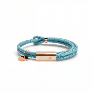 Custom Leather Couple Matching Bracelet