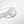 Half Pearl Coiled Silver Stretch Stackable Ring