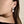 Geometric Bezel Moissanite Drop Stud Earrings