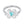 Colorful Heart CZ Reversible Clover Band Ring