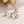 Geometric Twisted Frame Pearl Stud Earrings