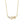 Oval CZ Sunburst Opal Smile Charm Necklace