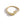 Sparkling Half Pave Bent Nail Stack Open Ring