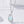 Sparkling Teardrop Opal Leaf Charm Necklace